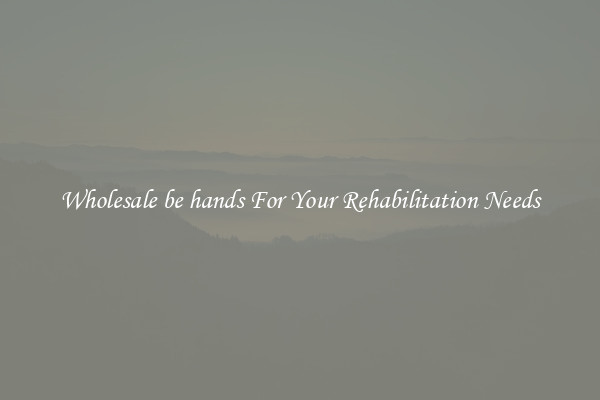 Wholesale be hands For Your Rehabilitation Needs