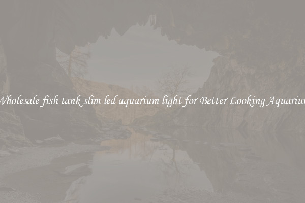 Wholesale fish tank slim led aquarium light for Better Looking Aquarium